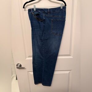 d. jeans Women’s Relaxed Fit Dark Blue Jeans